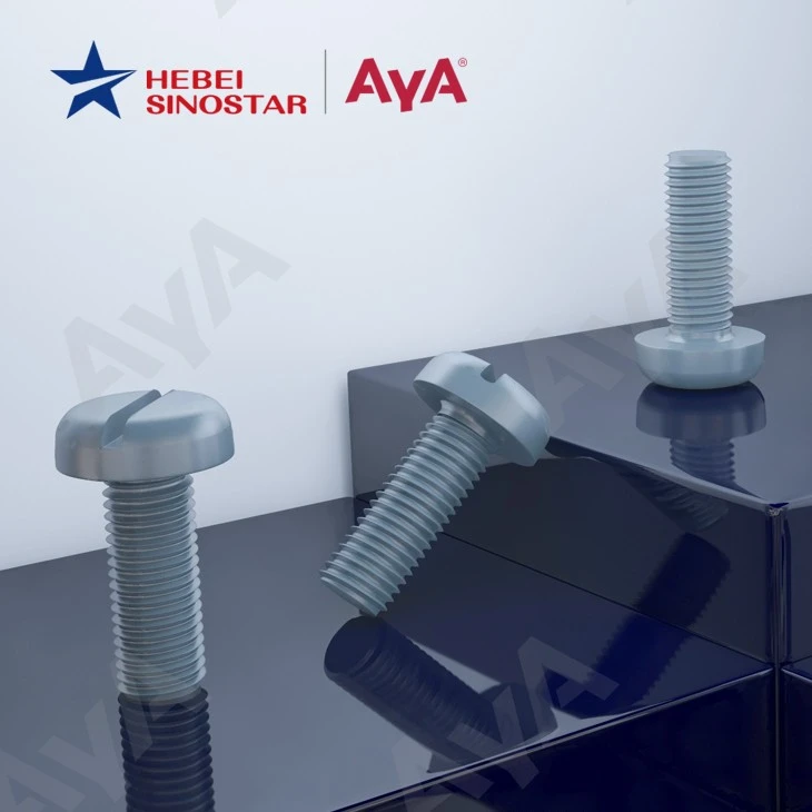 Slotted Pan Head Machine Screw-AYA